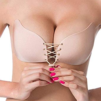 Sticky Bra Strapless Push-up Plus-Size - Self Adhesive Backless Bra A-G Cup