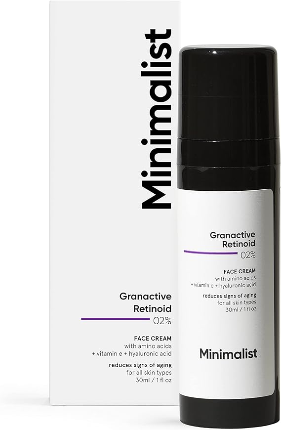 Minimalist 2% Retinoid Anti Ageing Night Cream for Wrinkles & Fine Lines | With Retinol Derivative For Sensitive Skin, white, 30 ml (Pack of 1)