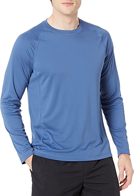 Amazon Essentials Mens Long-Sleeve Quick-Dry UPF 50 Swim Tee