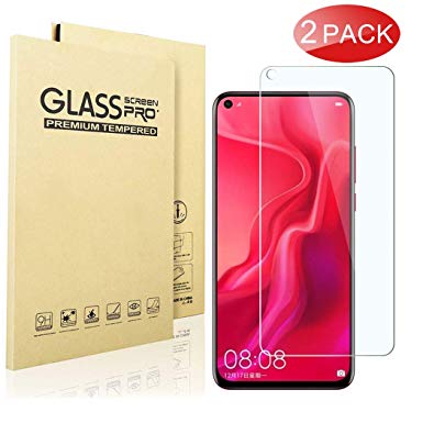 [2 pack] Honor 20/Honor 20 Pro Screen Protector, QITAYO Tempered Glass Screen Protector [0.3mm, 2.5D] [9H Hardness] [Crystal Clear] [Bubble Free] for Honor 20/Honor 20 Pro.
