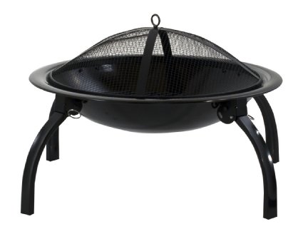 Deckmate 30613 Quick Fire Collapsible Outdoor Fire Pit with Carry Bag