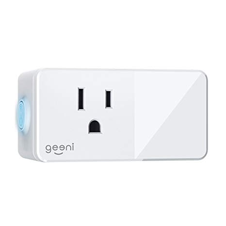 Geeni SWITCH Smart Wi-Fi Plug No Hub Required Compatible with Amazon Alexa The Google Assistant & Microsoft Cortana