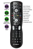 Inteset 4-in-1 Universal Backlit IR Learning Remote for use with Apple TV Xbox One Roku and Media Center