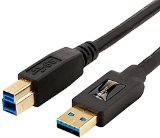 AmazonBasics USB 30 Cable - A-Male to B-Male - 6 Feet 18 Meters