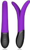 Sexy Slave Luxury Rechargeable Waterproof Multifunctional Silicone Vibrator - 9 Patterns for Internal Stimulation - G-Spot VibeClitroal StimulatorMale Prostate MassagerForeplay TeaserPowerful Vibration Anal Toy - Best Sex Toys for WomenMen Or Couples - Discreet Shipping - Purple