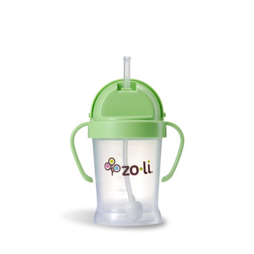 ZoLi BOT Straw Sippy Cup - Green 6 oz