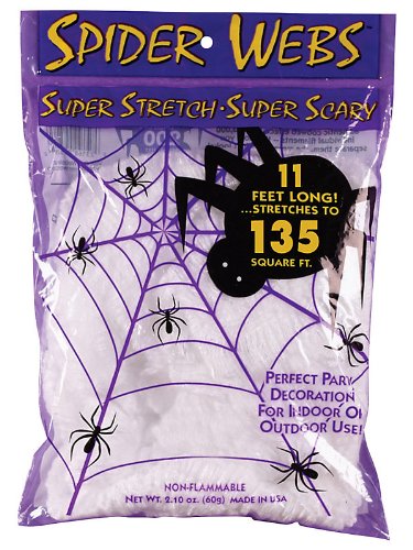 Spooky Halloween Stretch Spider Web
