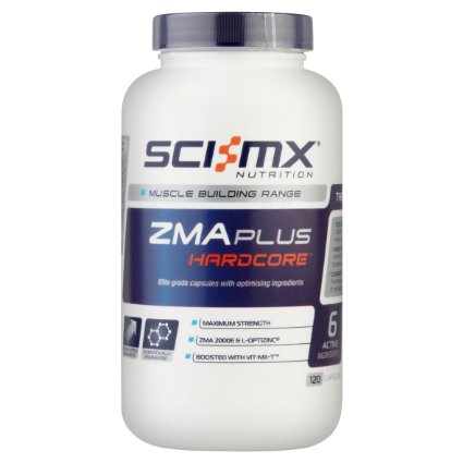 SCI-MX Nutrition ZMA Plus Hardcore 120 Capsules - Elite grade capsules with optimising ingredients