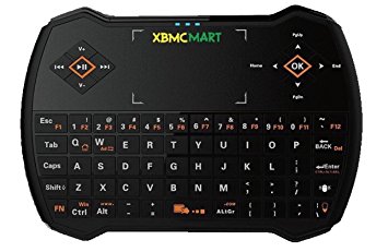 XBMCMart LED Backlit Wireless Touchpad & Keyboard for PC, Android TV Box, and Raspberry Pi. (Black)