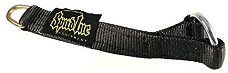 Spud Black Strap Loading Pin for Olympic Weight Plates. for Weight Lifting, Crossfit and Powerlifting Exercises. (18 inches Long)