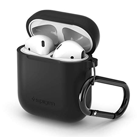 Spigen Silicone Case Designed for Apple Airpods Case Cover (2016) - Black