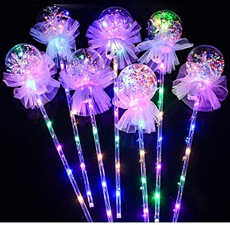 Acooe LED Light Up Flashing Stick for Birthday Weddings Parties