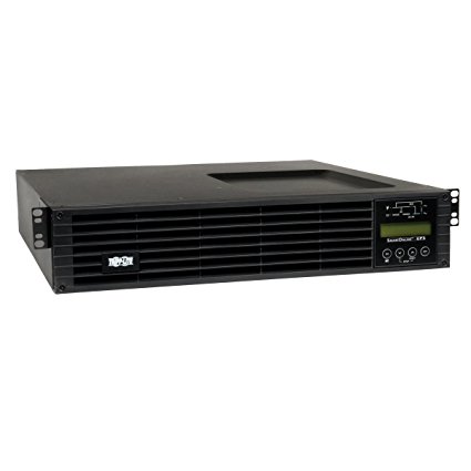 Tripp Lite 2200VA Smart Online UPS Back Up, 1800W Double-Conversion, Extended Run Option, 2U Rackmount, LCD, USB, DB9 (SU2200RTXLCD2U)