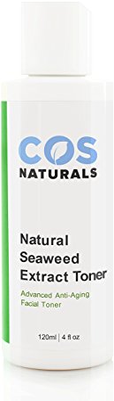 COS Naturals Seaweed Extract Facial Toner Organic Anti-Aging Skin Care For Face, 4 oz