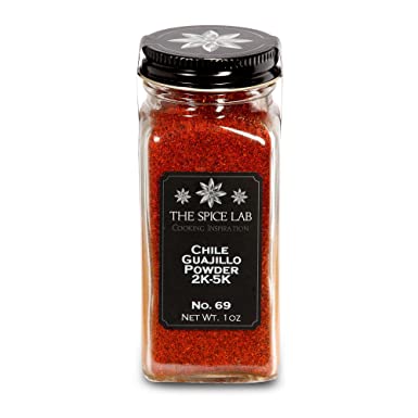 The Spice Lab No. 69 - Guajillo Chile Powder - Kosher Non GMO Gluten Free Spice - French Jar