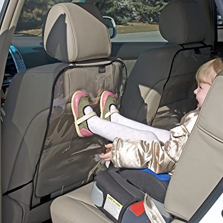 Jolly Jumper Car Seat Back Protector- Transparent, 2 count