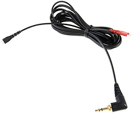 Genuine Sennheiser Replacement Cable for SENNHEISER HD25 Headphones with Right Angle 1/8" Plug