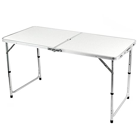 Oypla 6ft Folding Outdoor Camping Picnic Market Kitchen Work Top Table