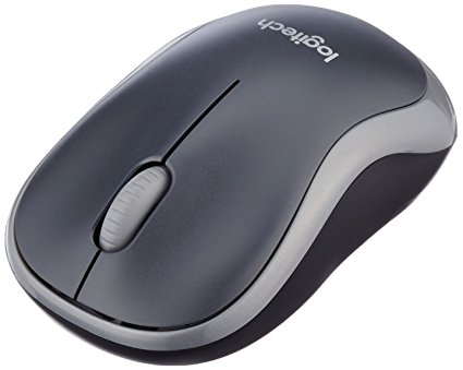 Logitech M185 USB Wireless Optical Mouse - Grey