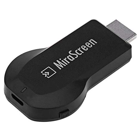 Antoble Wifi Display Dongle Receiver MiraScreen AirPlay DLNA TV Stick, 1080P HDMI Streaming Media Player AV Adapter Connect iPhone, iPad, Android Mobile Phone to HD TV, Monitor or Projector