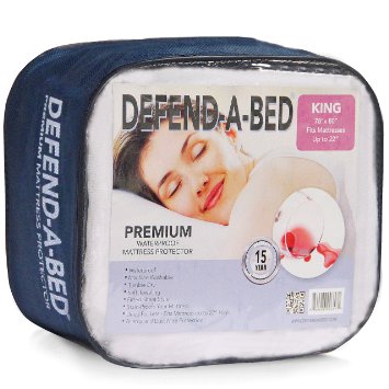 Classic Brands Defend-A-Bed Premium Hypoallergenic Waterproof Mattress Pad, Vinyl Free, Twin Extra Long Size