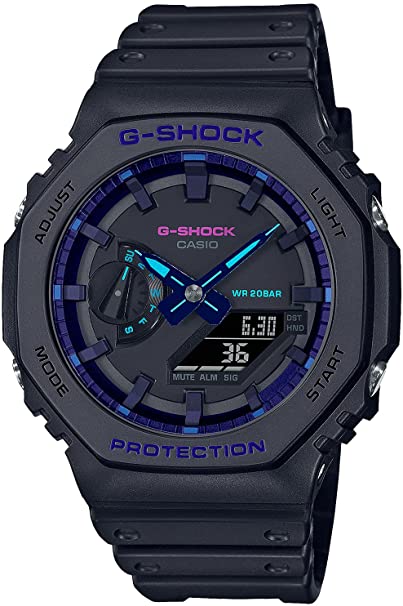 Casio Watch GA-2100VB-1AJF [G-Shock 20 ATM Water Resistant GA-2100 Series Virtual Blue Series] Shipped from Japan