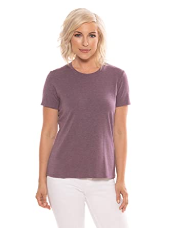 Women's Short Sleeve T-Shirt - Bamboo Viscose Top by Texere (Spring Zing)