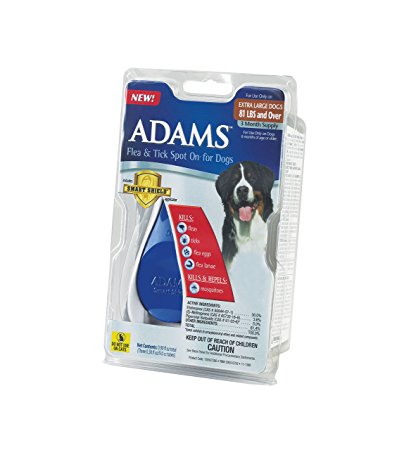 Adams Flea and Tick Spot On for Dogs