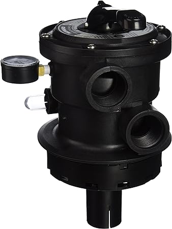 Hayward SP0714T Pro Series Vari-Flo Top-Mount Control Valve, Black, 1-1/2-Inch-FIP