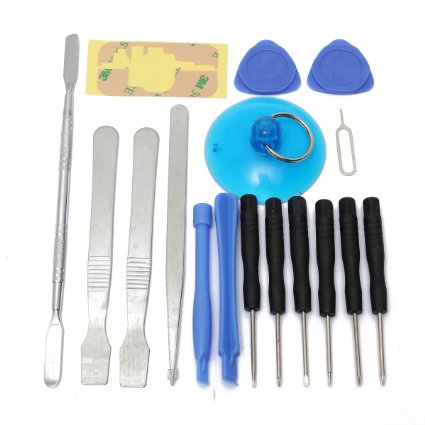 MECO 17 In 1 Screwdriver Repair Opening Pry Tool Kit Set for Apple iPhone iPad iPod PSP NDS HTC Mobile Phones