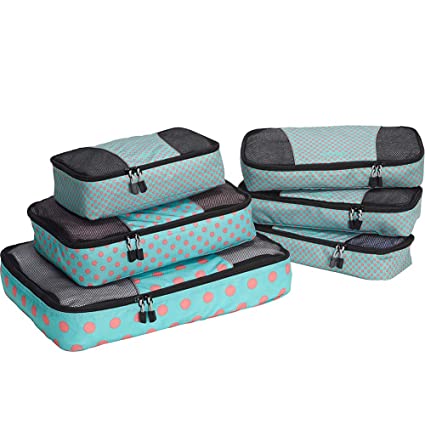 eBags Classic Packing Cubes 6pc Set (Green Dots Anyone?)