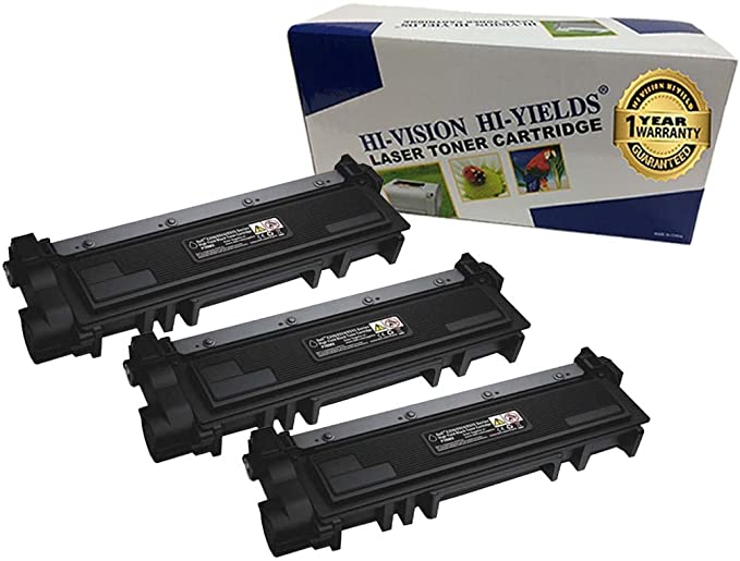 HI-Vision 3 Pack Compatible 593-BBKD, PVTHG Toner Cartridge Replacement for Dell E310dw/ E514dw/ E515dw/ E515dn (High Yield Black)