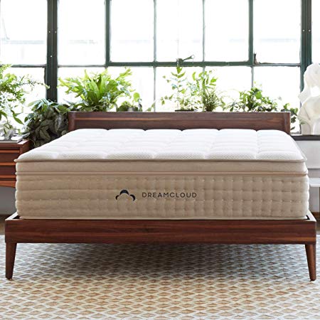 Dream Cloud California King Mattress - Luxury Hybrid Mattress with 6 Premium Layers - CertiPUR-US Certified - 180 Night Home Trial - Everlong Warranty