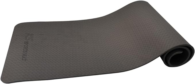 Premium Yoga Mat - TPE Material, Excellent Resilience, Non Slip, 72” x 24” Extra Thick 0.4"(10 mm) with Carrying Strap