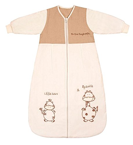 Winter Baby Sleeping Bag Long Sleeves 3.5 Tog - Cartoon Animal - 6-18 Months/35inch
