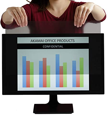 Akamai Office Products Monitor Anti Glare Screen – Anti-Glare, Anti-Scratch, Blocks 96% UV Blue Light Protection – Matte Gloss Finish (27.0" Widescreen (16:10), Anti-Glare)