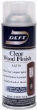 Deft 037125017132 Interior Clear Wood Finish Satin Lacquer with 1225-Ounce Aerosol Spray
