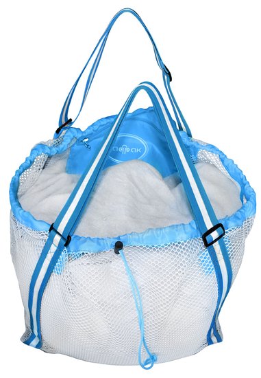 Raqpak Mesh Beach Bag Best for Kids, Baby Toys Foldable Extra Large and Sand Proof