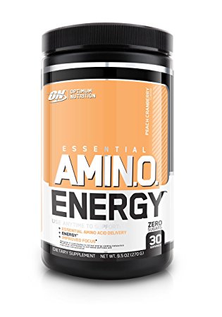 Optimum Nutrition Amino Energy Diet Supplement, 270 g, Peach Cranberry