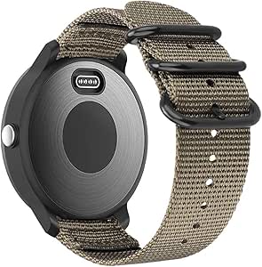 Fintie Band Compatible with Garmin Vivoactive 5/ Vivoactive 3/Garmin Venu/Venu Sq/Venu 2 Plus, 20mm Soft Nylon Replacement Strap Band Compatible with Garmin Forerunner 245/55/645 Music