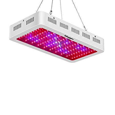 Roleadro 300w LED Grow Light, Red Blue White Full Spectrum Plant Lighting with ON/OFF Switch & Dasiy Chain Function, Galaxyhydro Series Indoor Plants Lamp for Indoor Greenhouse Plants Flower Growing Plant