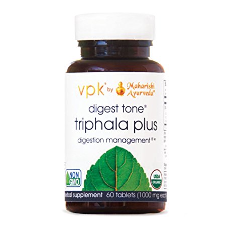 VPK by Maharishi Ayurveda - Organic Digest Tone (Triphala Plus) - 60 Tablets