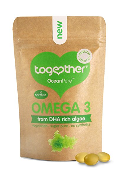 Together Omega 3 DHA Rich Algae Oil Softgels - Pack of 30 Softgels