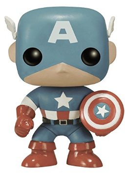 Funko POP Marvel: Captain America Sepia Tone 75th Anniversary Amazon Exclusive Action Figure