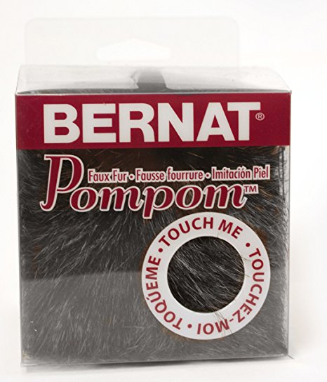 Bernat Pom Pom, Black Mink, Single Ball