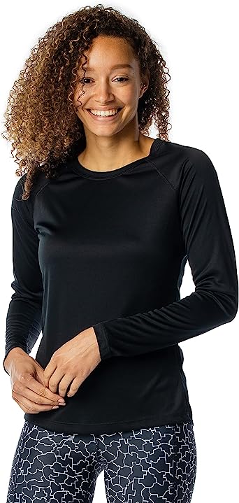 Vapor Apparel Women’s UPF 50  UV Sun Protection Long Sleeve Relaxed Fit T-Shirt for Swimming, Sports, Outdoor Activities