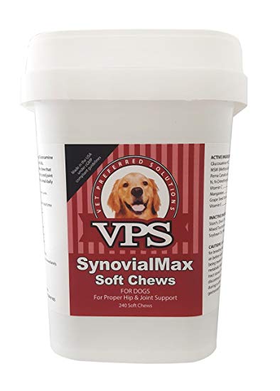VPS SynovialMax Hip & Joint Soft Chews for Dogs, 240 count