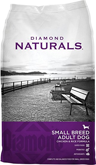 Diamond Naturals Dry Food for Adult Dogs, Small Breed Chicken and Rice Formula, 6 Pound Bag