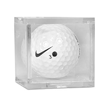 1 (One) Single BCW Golf Ball Square / Cube - Holder / Display Case!