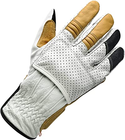 Biltwell | Borrego Gloves | Motorcycle Gloves | CE Certified | Abrasion Resistance | Shock Isolation | Hard Knuckle | Cement